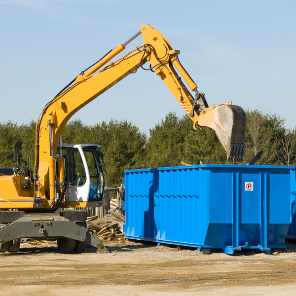 what happens if the residential dumpster is damaged or stolen during rental in Raymore Missouri